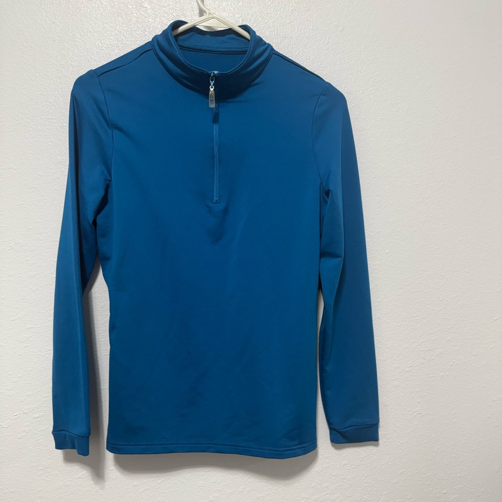 Women's Blue Turtleneck Sweater